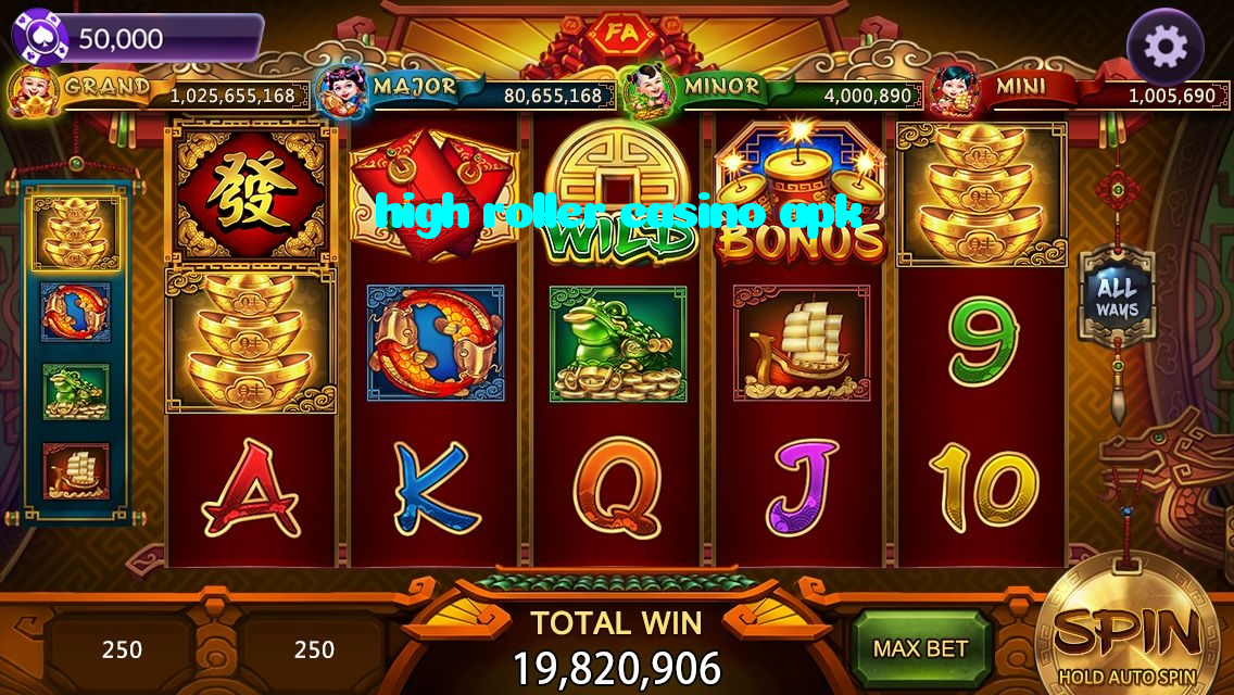 high roller casino apk casino presented on mobile device in Pakistan with slots and live games